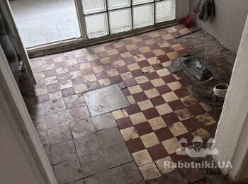 Ремонт підлоги 150 кв м. Лінолеум / фарбування чи інше