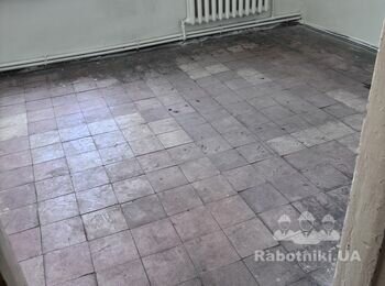 Ремонт підлоги 150 кв м. Лінолеум / фарбування чи інше