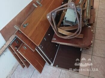 Вивіз 3 розібраних шкафів та демонтованої підллги з балкону
