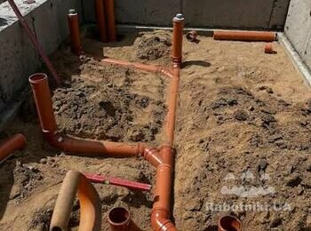 Монтаж каналізації (с. Віта Поштова)