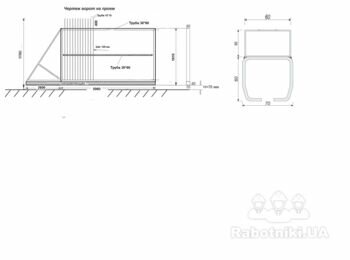 Изготовить и смонтировать забор и двое откатных ворот