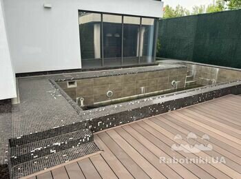 Укладання мозаїки, демонтаж, стяжка,