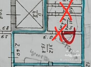 Демонтаж цегляних перегородок та вентиляції