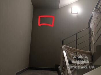 Влаштування 4 прямокутних отвори в залізобетонній стіні в вентканалі