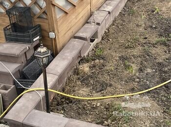 Підпірна стінка з блоку