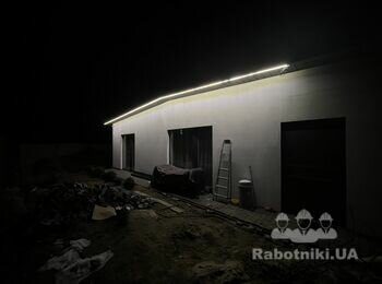 Нанесення баранця на фасад