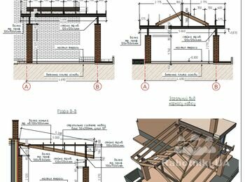 Монтаж даху тераси, будівництво крильця та навісу