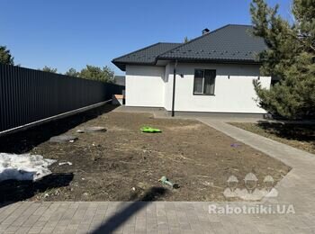 Підготовка ділянки + посів газону+догляд