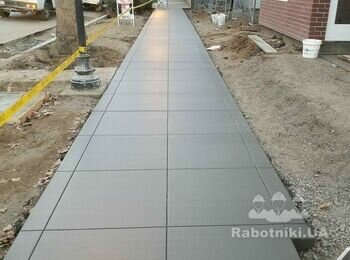 Бетонные *американские* дорожки