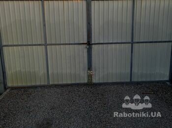 Переделать распашные ворота в откатные с автоматикой