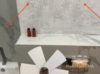 Укладка плитки 120х60 на стену 5квм