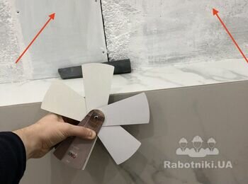 Укладка плитки 120х60 на стену 5квм