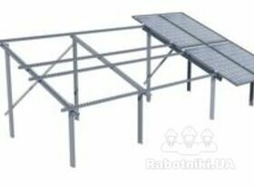 Забетонувать збірний каркас під сонячні панелі