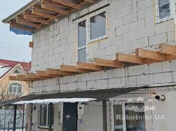 Утеплення пінопласт, Підшива, Франтон,Стічна система