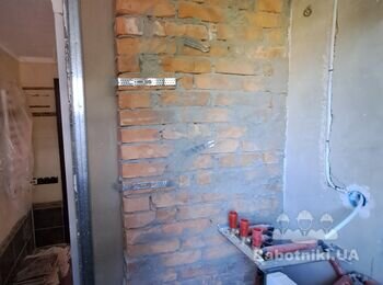 Монтаж ГК на стіни + підготовка проєму під двері прихованого монтажу