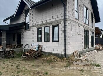 Утеплення фасаду 270 кв.м. (100мм ватою, барашек)