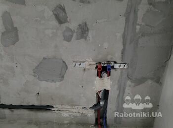 Монтаж підрізетників 46шт.