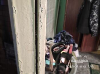 Реставрація старих подвійних дерев'яних міжкімнатних дверей