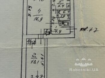 Комплексный ремонт хрущевки 43 м по дизайн-проекту