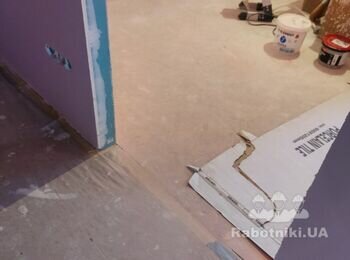 Монтаж ламінату на підкладку