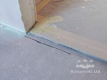 Монтаж ламінату на підкладку