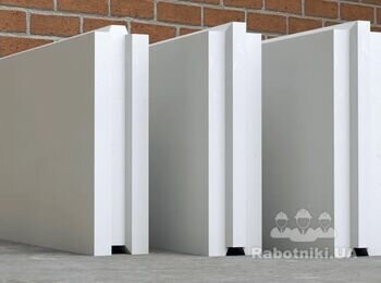 Зведення перегородок з пазогребневих гіпсових плит 20м2