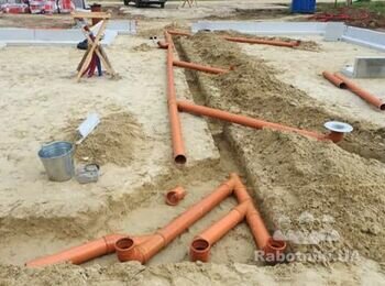 Монтаж каналізації (с.Віта Поштова)