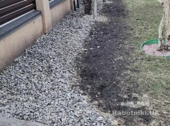 Укладання гумової плитки на ділянці