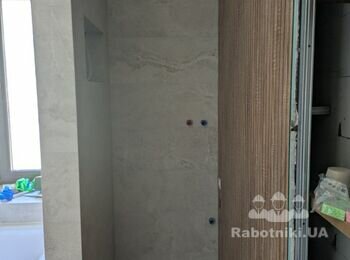 Установка бойлера + унітазу на інсталяцію