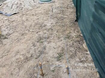 Паркан Бетонна стрічка фундаменту для паркану (30м.п.)