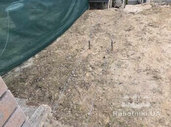 Паркан Бетонна стрічка фундаменту для паркану (30м.п.)