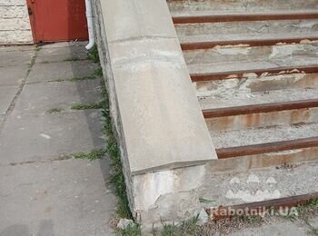 Ремонт та облицювання плиткою зовнішніх бетонних сходів