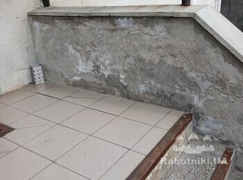 Ремонт та облицювання плиткою зовнішніх бетонних сходів