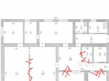 Демонтаж перегородок и вывоз строительного мусора ( кирпич)