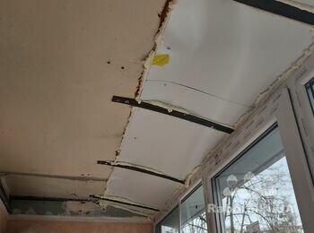 Гіпсокартонні роботи, ремонт балкону