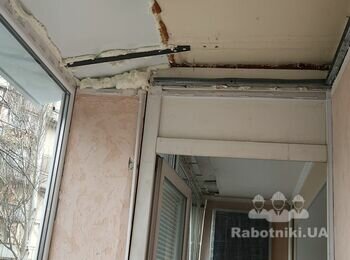 Гіпсокартонні роботи, ремонт балкону