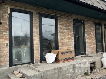 Бруківка 140м2 монтаж.