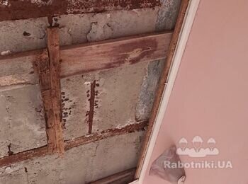 Підшивка стелі сайдингом з каркасом 6кв. ціна обговорюється