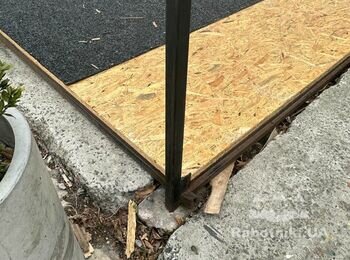 Укріплення залізних столбів