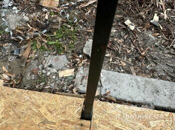 Укріплення залізних столбів