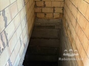 Улаштування бетонних сходів