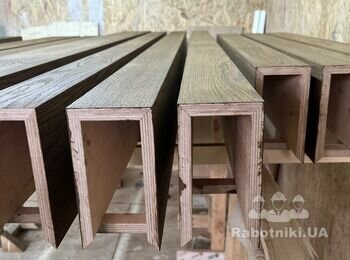 Обшити металеві опори для бесідки та навісу