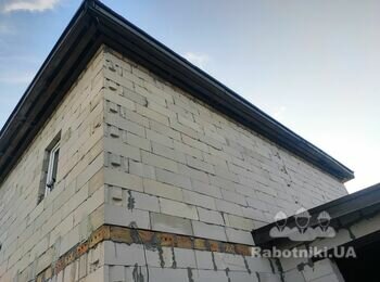 Утеплення фасаду, підшивка софітом даху