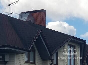 Установка колпак на дымоход