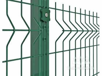 Облаштування паркану з металу і сітки