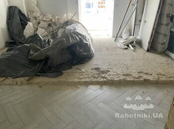 Демонтаж стяжки 30м2