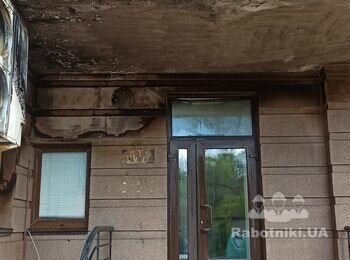 Ремонт фасаду дому після пожежі
