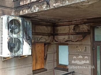 Ремонт фасаду дому після пожежі