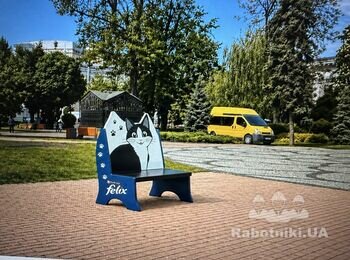 Установка парковых лавочек