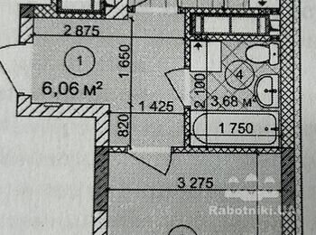 Укладання плитки 24 кв м + ванна кімната 3,68 ка м